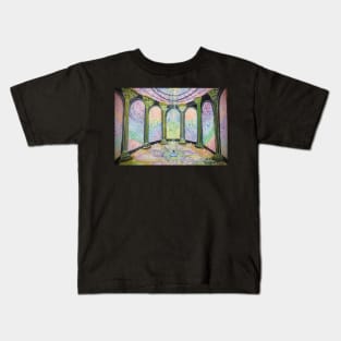 Through the stained glass Kids T-Shirt